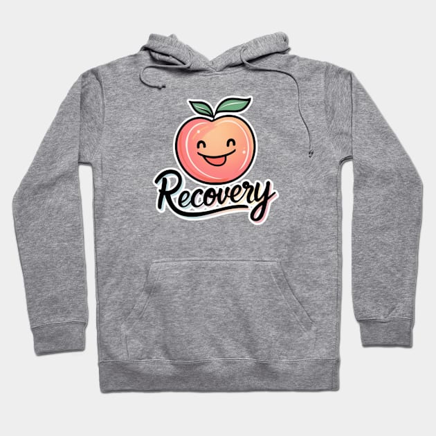 Recovery Peach Hoodie by SOS@ddicted